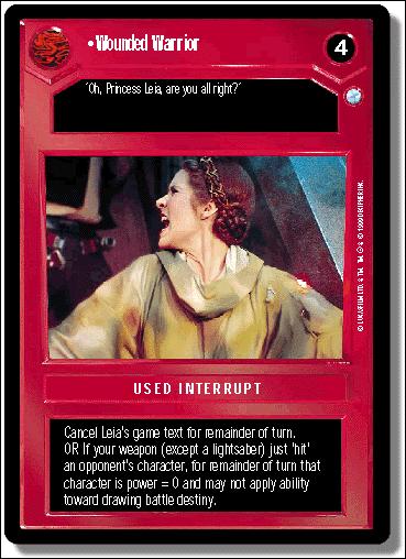 Star Wars: Endor Limited (Base Set) card 59 Wounded Warrior