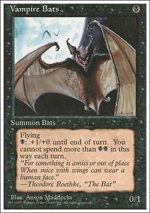 Magic the Gathering: 4th Edition (Base Set) card 167 Vampire Bats