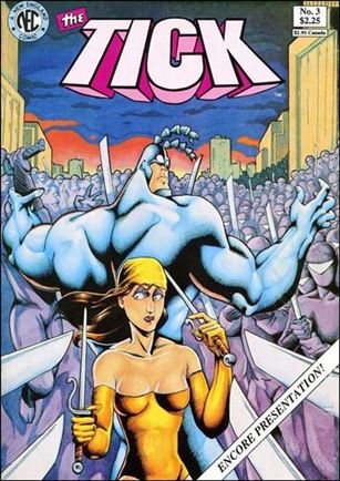 Tick (1988) issue 3-C White Encore Banner Cover (3rd Printing)