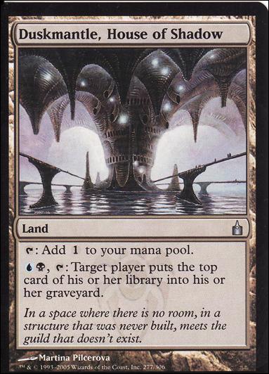 Magic the Gathering: Ravnica (Base Set)  card 277 Duskmantle, House of Shadow