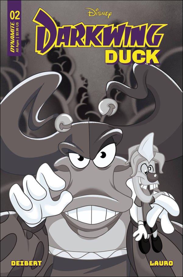 Darkwing Duck (2023) issue 2-L Trish Forstner B&W 1:10 Cover