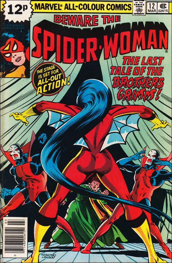 Spider-Woman (1978) issue 12-B UK Price Cover