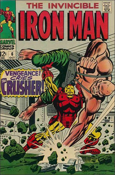 Iron Man 6 A, Oct 1968 Comic Book by Marvel