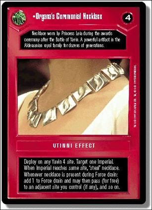 Star Wars: Premiere Limited (Base Set) card 69 Organa's Ceremonial Necklace