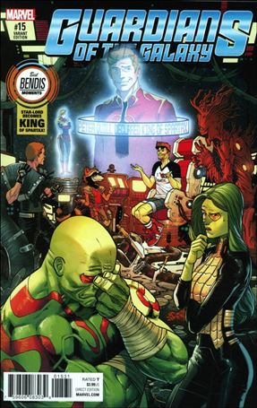 Guardians of the Galaxy (2015)  issue 15-B Javier Garrón Best Bendis Moments Cover