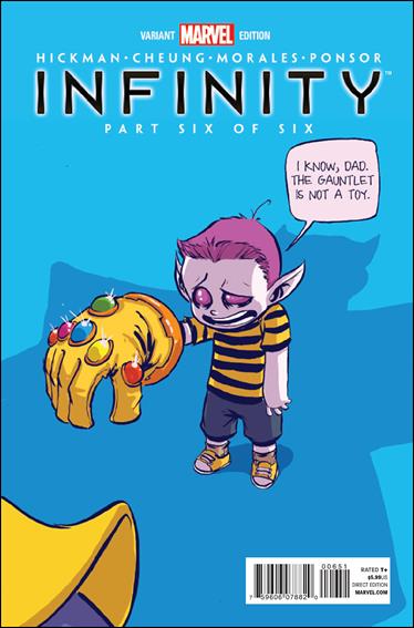 Infinity issue 6-E Skottie Young "Baby" Cover