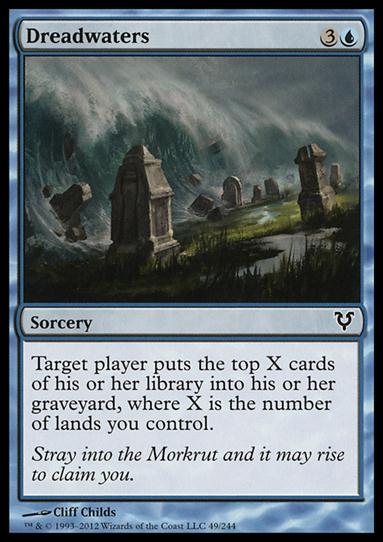 Magic the Gathering: Avacyn Restored (Base Set) card 49 Dreadwaters