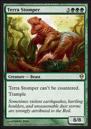 Magic The Gathering: Zendikar (Base Set) card 187 Terra Stomper