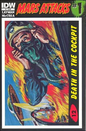 Mars Attacks (2012) issue 1-L Card #12 (Death in the Cockpit)