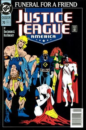 Justice League America issue 70-B Standard Cover
