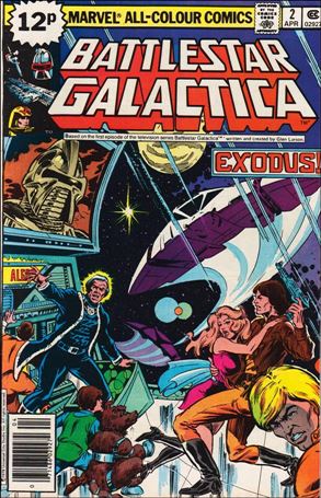 Battlestar Galactica (1979) issue 2-C UK Price Cover