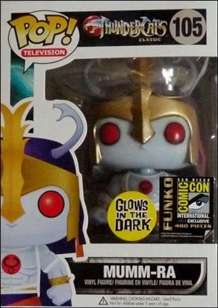 POP! Television figure 105-B Mumm-Ra Glow In The Dark SDCC 2014 1/480