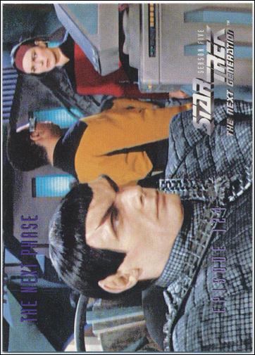 Star Trek: The Next Generation - The Episode Collection Season Five (Base Set) card 500 The Next Phase, Episode 124B