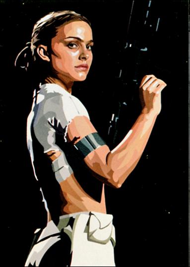 Star Wars Galaxy: Series 5 (Foil Subset) card 10-C Padme Amidala Gold Foil 1/770