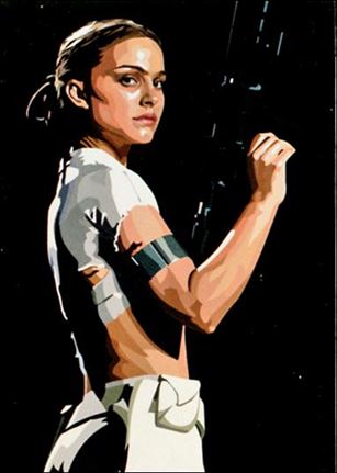 Star Wars Galaxy: Series 5 (Foil Subset) card 10-C Padme Amidala Gold Foil 1/770