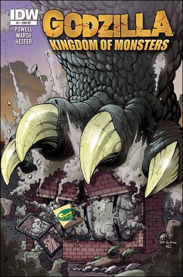 Godzilla: Kingdom of Monsters issue 1-MX Comics On The Green Cover 1/500