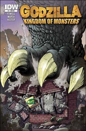 Godzilla: Kingdom of Monsters issue 1-MX Comics On The Green Cover 1/500