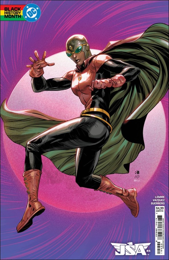JSA (2024) issue 4-D Ryan Benjamin Black History Month Cardstock Cover