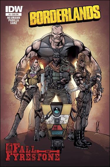 Borderlands: The Fall of Fyrestone issue 3-B Roberto Castro Subscription Cover