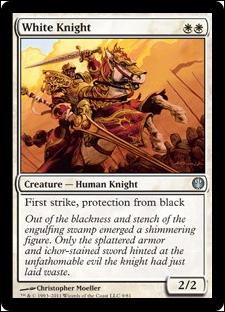 Magic the Gathering: Duel Decks: Knights vs. Dragons (Base Set) card 9 White Knight