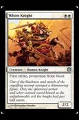 Magic the Gathering: Duel Decks: Knights vs. Dragons (Base Set) card 9 White Knight