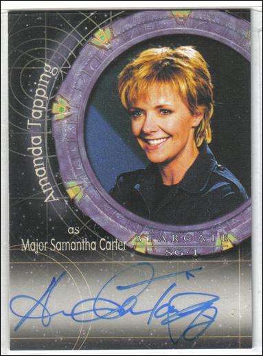 Stargate SG-1: Season 6 (Autograph Subset) card A37 Amanda Tapping as Major Samantha Carter (Limited)