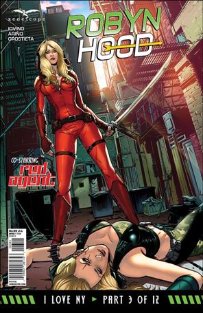 Robyn Hood: I Love NY issue 3-D David Lorenzo Riveiro Cover 