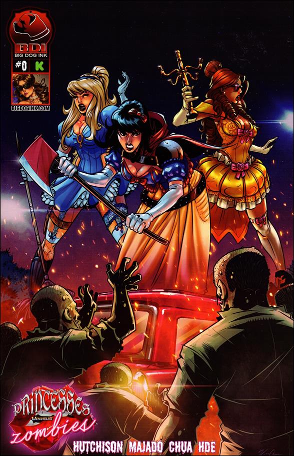 Princesses vs. Zombies issue 0 Caio Majado Cover 1/666