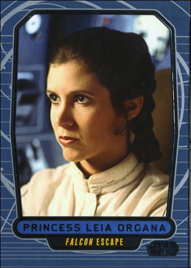Star Wars Galactic Files (Expansion Subset) card 366 Princess Leia Organa Falcon Escape