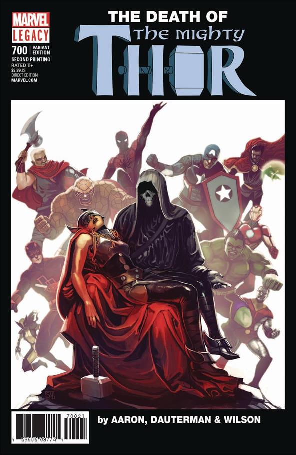 Mighty Thor (2016) issue 700-K Stephanie Hans Homage Cover (2nd Printing)