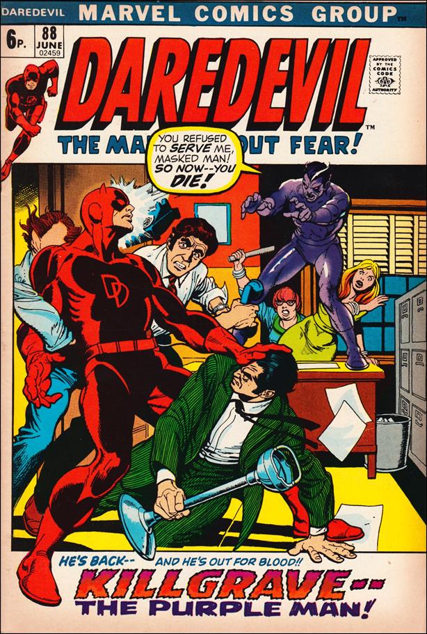 Daredevil (1964) issue 88-B UK Price Cover