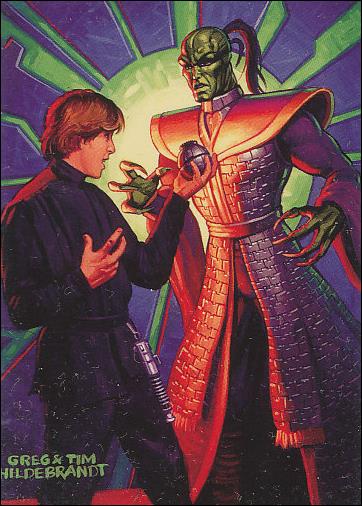 Star Wars: Shadows of the Empire (Base Set) card 61 Will Xizor Call Luke's Bluff?