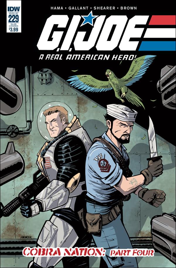 G.I. Joe: A Real American Hero issue 229-B Brian Shearer Subscription Cover