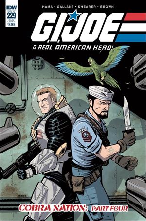 G.I. Joe: A Real American Hero issue 229-B Brian Shearer Subscription Cover