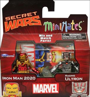 Marvel Minimates (Exclusives) figure 128 Iron Man 2020 and Raging Ultron