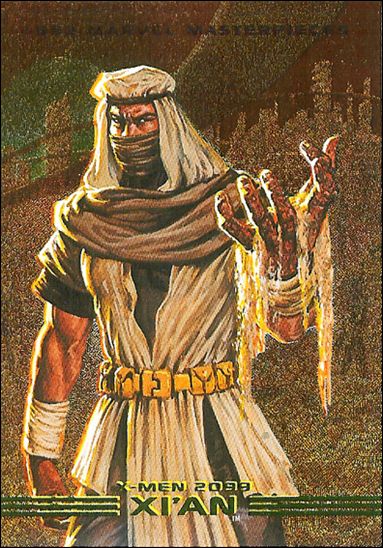 1993 Marvel Masterpieces (X-Men 2099 Dyna-Etch Subset) card S8 Xi'an
