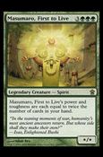 Magic the Gathering: Saviors of Kamigawa (Base Set) card 136 Masumaro, First to Live