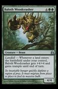 Magic the Gathering: Commander (Base Set) card 143 Baloth Woodcrasher