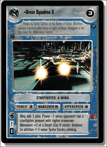 Star Wars: Death Star II Limited (Base Set) card 170 Green Squadron 3