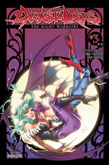 Darkstalkers: The Night Warriors issue 3-B Emily Warren Cover
