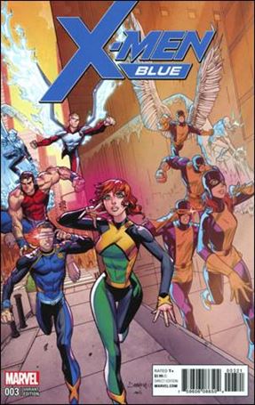 X-Men: Blue issue 3-C Dan Mora 1:25 Cover 