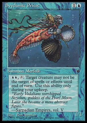 Magic the Gathering: Fallen Empires (Base Set) card 26 Svyelunite Priest