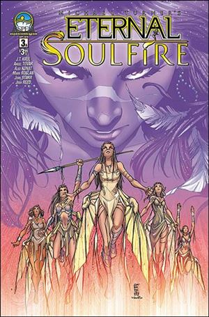 Michael Turner's Eternal Soulfire issue 3 Giuseppe Cafaro Cover