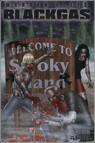Warren Ellis: Blackgas  issue 2-B Auxiliary Cover 1/1500