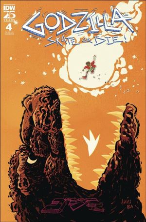 Godzilla: Skate or Die issue 4-B Juni Ba Cover