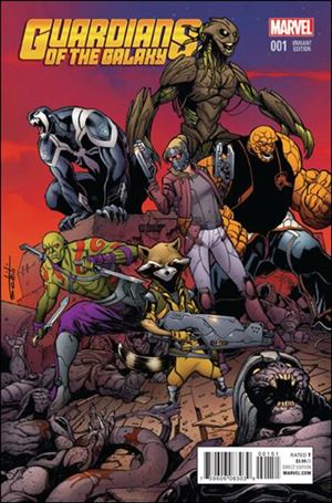 Guardians of the Galaxy (2015)  issue 1-E Valerio Schitti 1:25 Cover