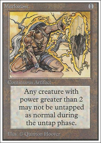 Magic the Gathering: Unlimited (Base Set) card 262 Meekstone