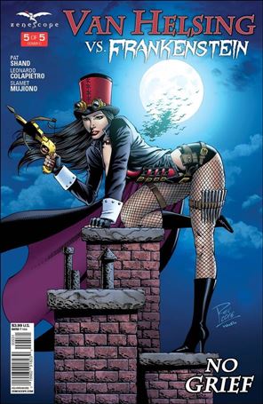 Van Helsing vs Frankenstein issue 5-C Renato Rei Cover