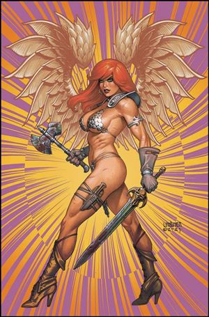 Red Sonja: The Superpowers issue 5-X Joseph Michael Linsner Virgin Cover