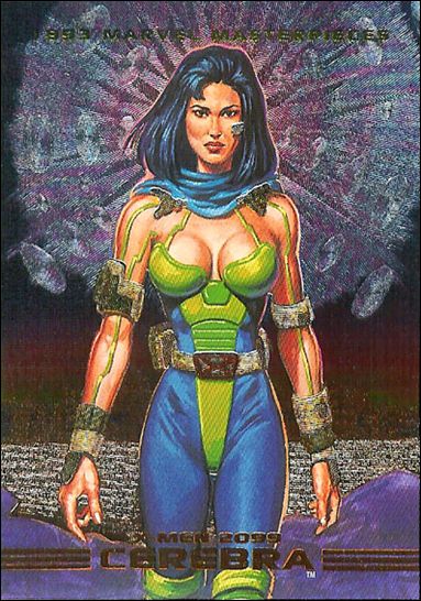 1993 Marvel Masterpieces (X-Men 2099 Dyna-Etch Subset) card S2 Cerebra